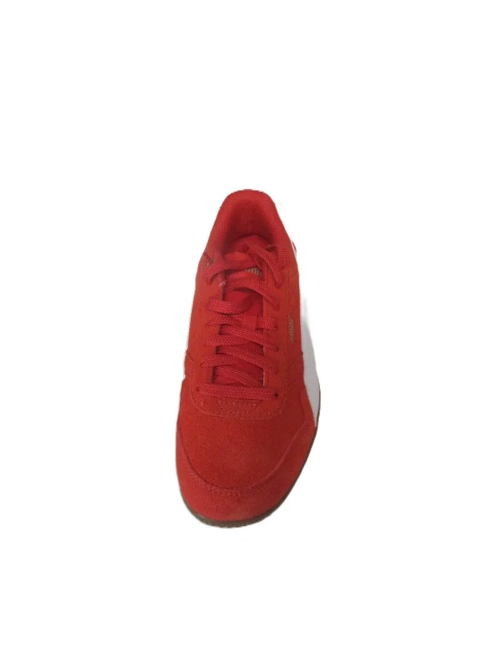 Puma Bella Donna Red White and Gold Women Sneakers Size 8.5